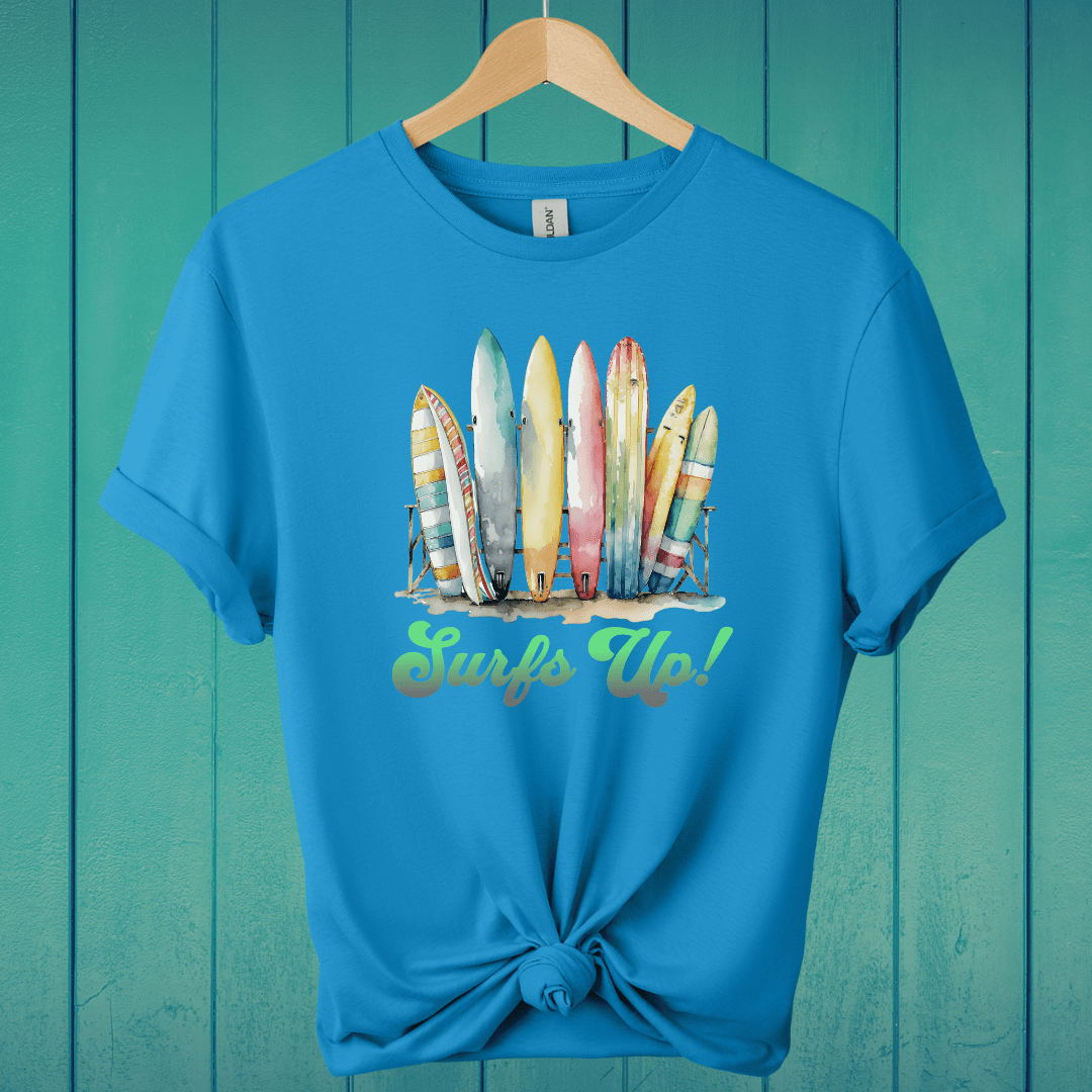 T-Shirt Sapphire / S Surfs Up T-Shirt