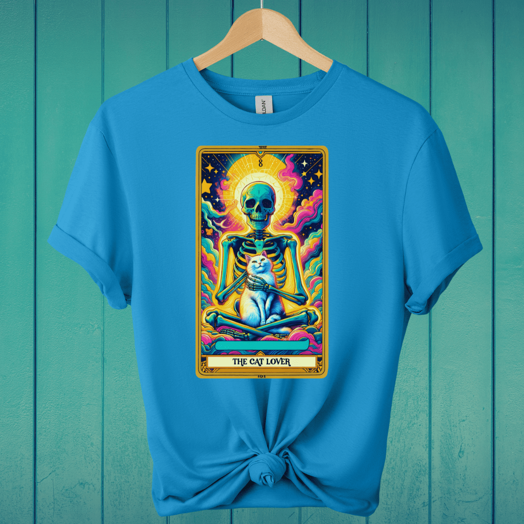 T-Shirt Sapphire / S The Cat Lover Tarot T-Shirt