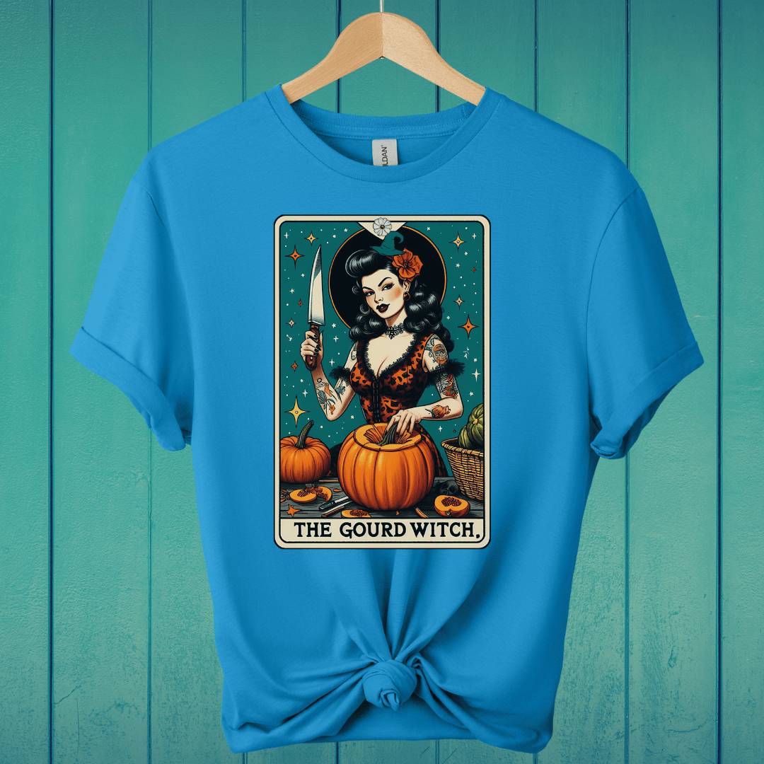 T-Shirt Sapphire / S The Gourd Witch Tarot T-Shirt