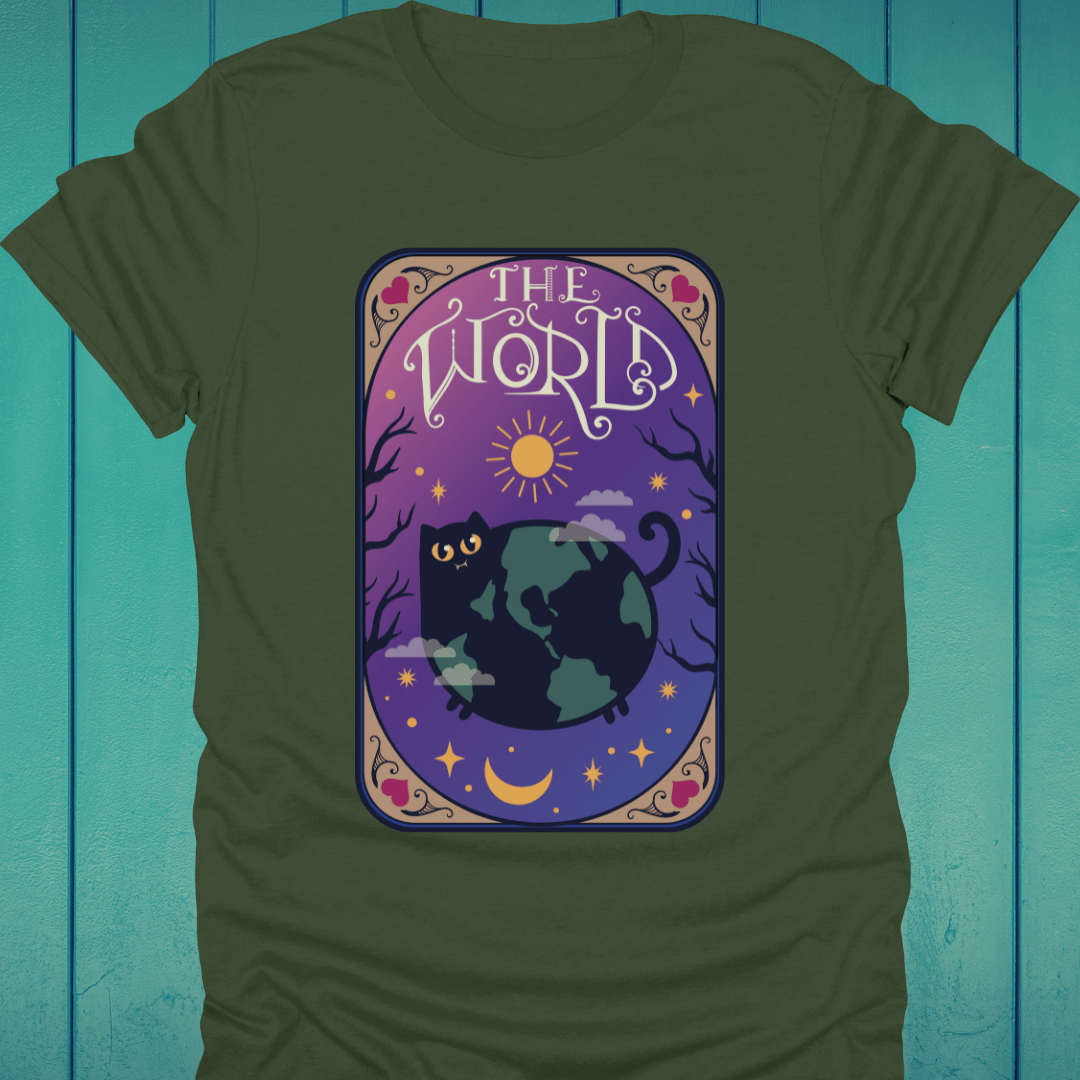 T-Shirt The World Cat Tarot T-Shirt