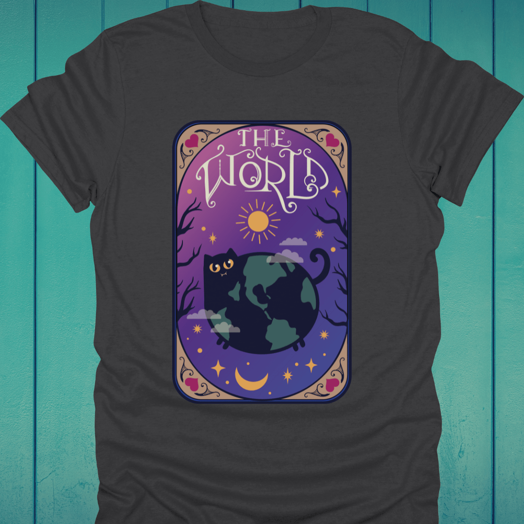 T-Shirt The World Cat Tarot T-Shirt