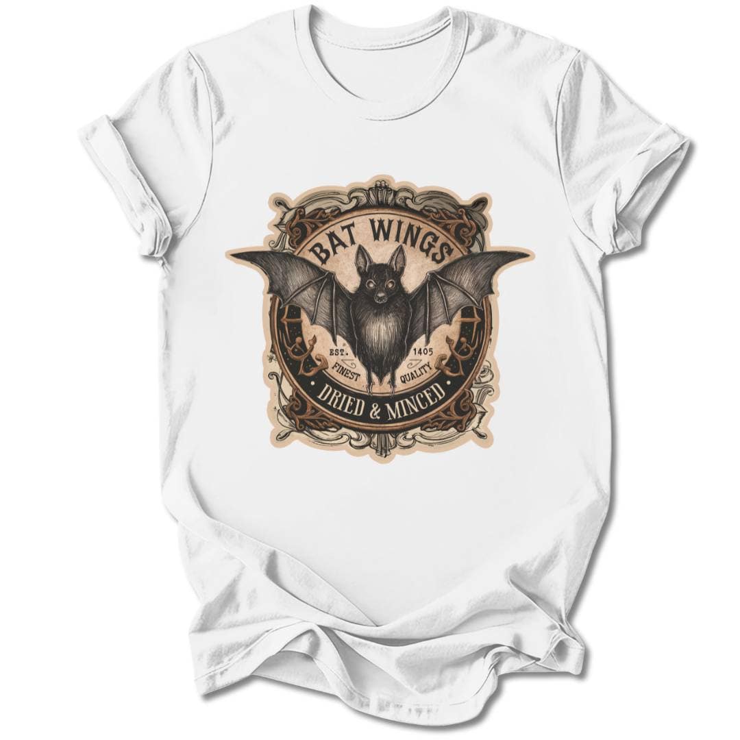 T-Shirt White / S BAT WINGS T-SHIRT