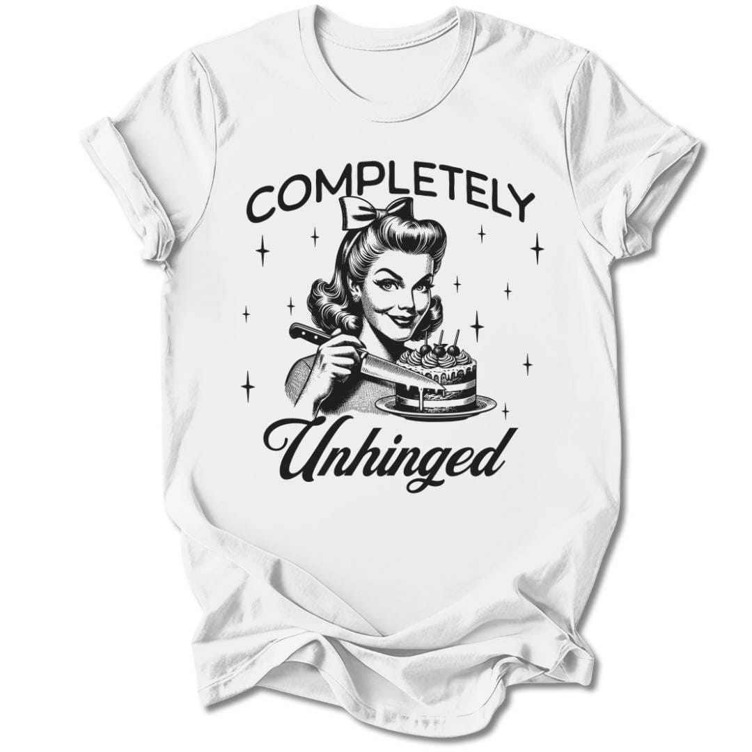 T-Shirt White / S COMPLETELY UNHINGED T-SHIRT