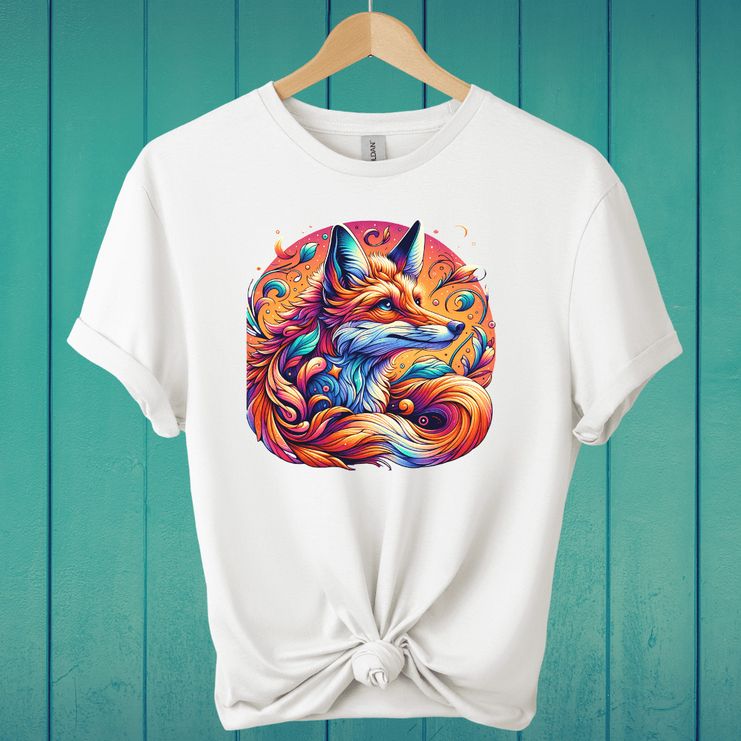 T-Shirt White / S Dreamscape Fox T-Shirt