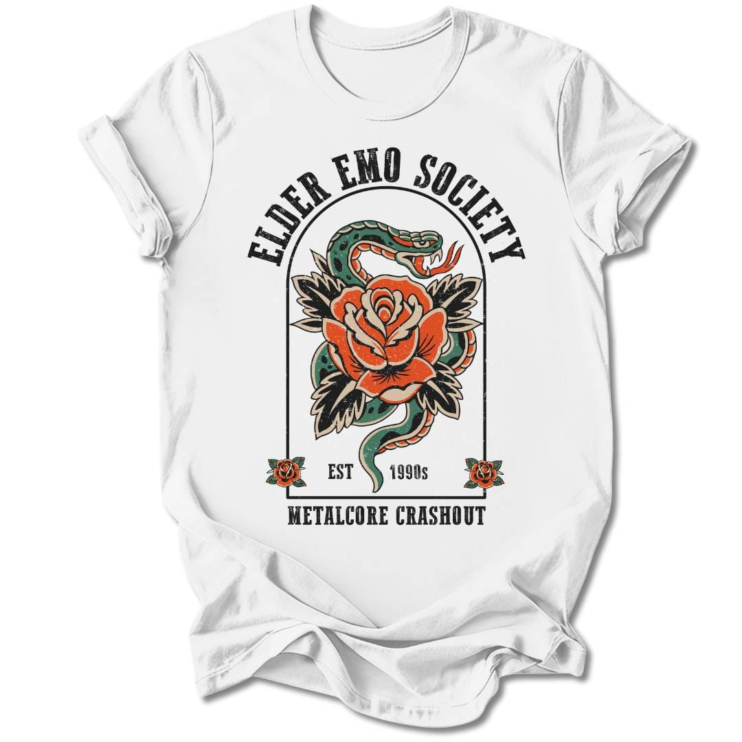 T-Shirt White / S ELDER EMO SOCIETY