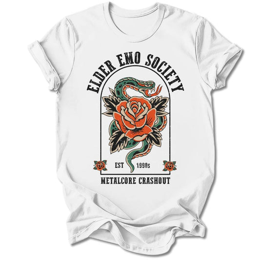 T-Shirt White / S ELDER EMO SOCIETY