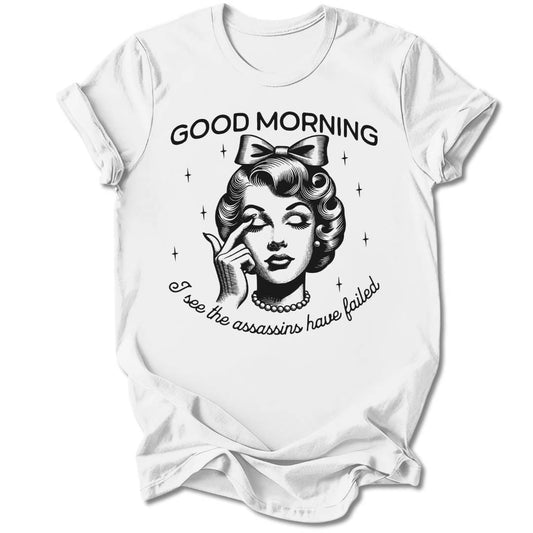 T-Shirt White / S GOOD MORNING T-SHIRT