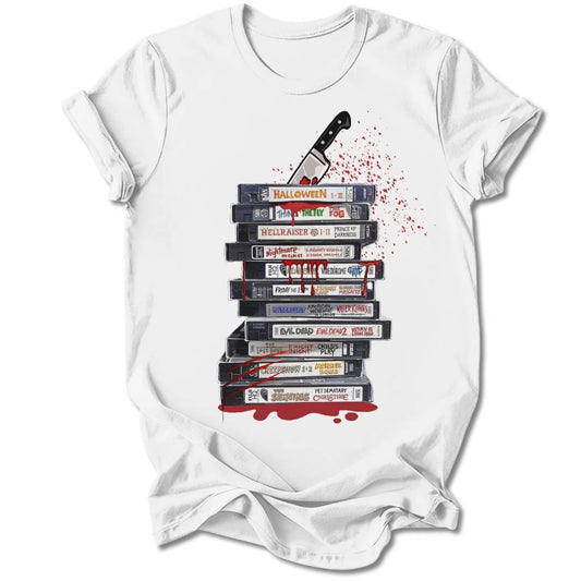 T-Shirt White / S HORROR VHS T-SHIRT