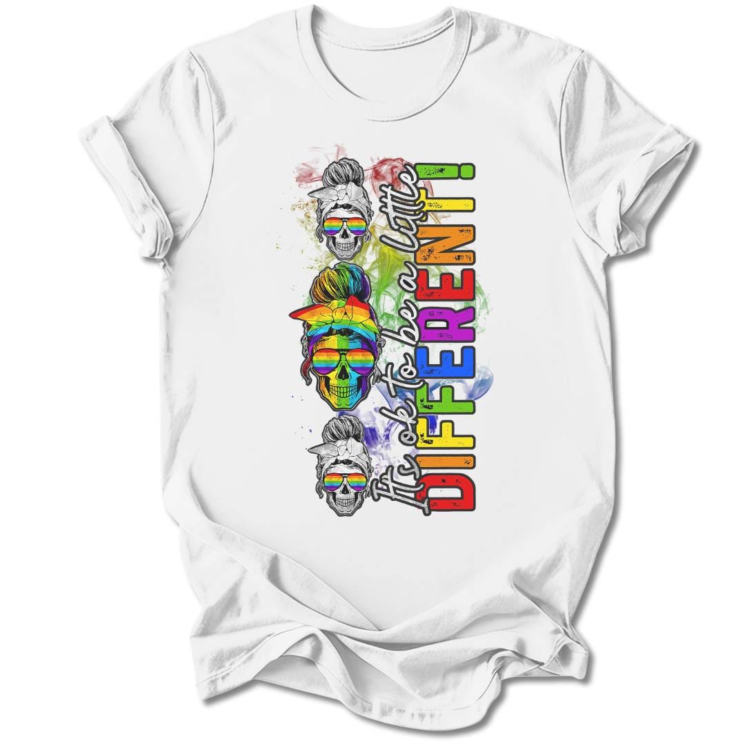 T-Shirt White / S IT'S OK TO BE DIFFERENT T-SHIRT