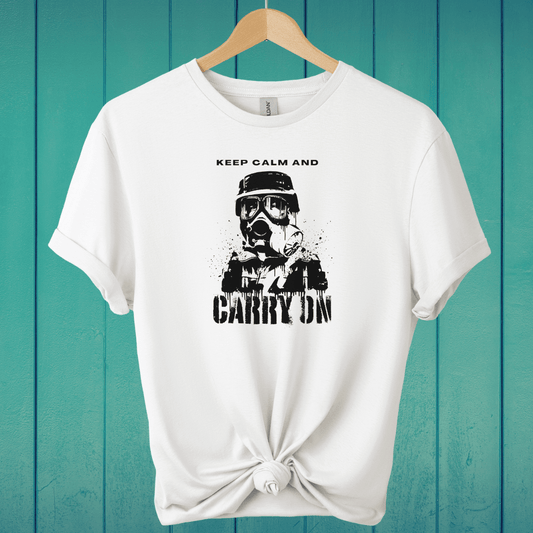 T-Shirt White / S Keep Calm and Carry On T-Shirt