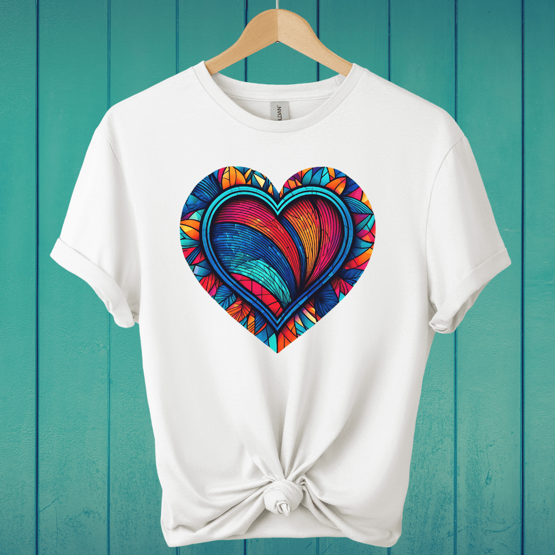 T-Shirt White / S Modern Heart T-Shirt