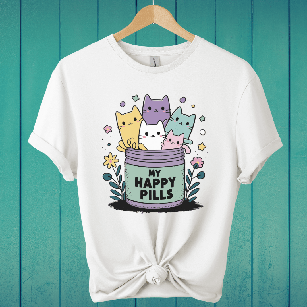 T-Shirt White / S My Happy Pills T-Shirt