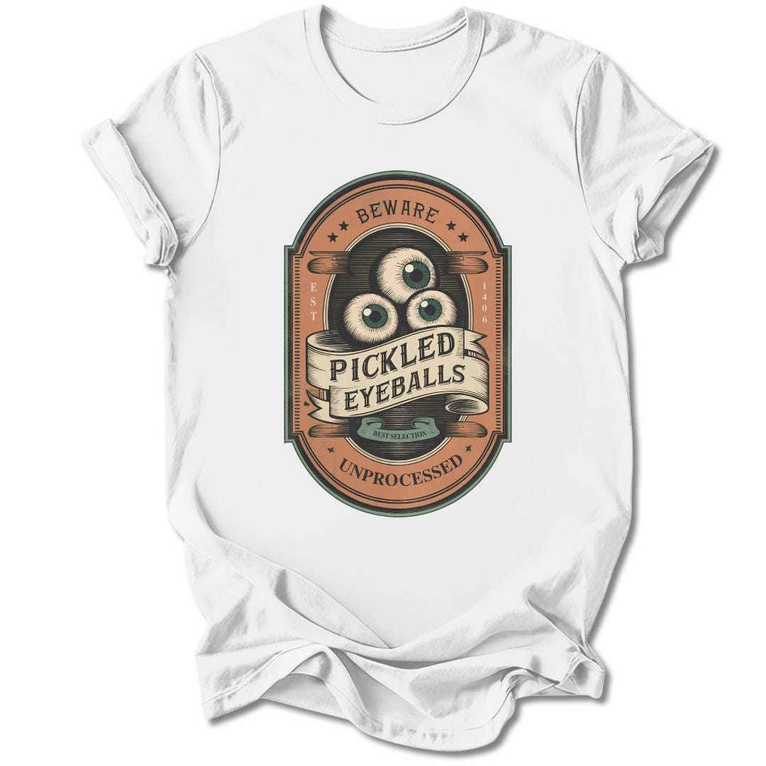 T-Shirt White / S PICKLED EYEBALLS T-SHIRT