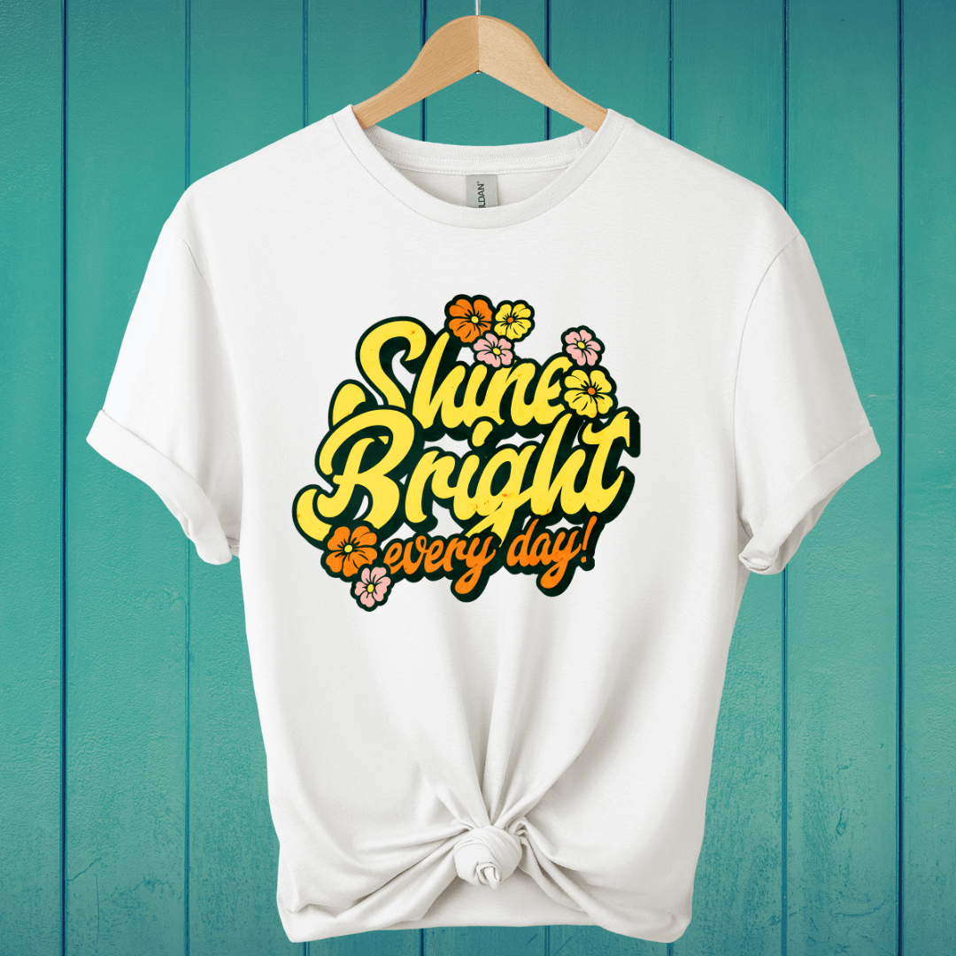 T-Shirt White / S Shine Bright Everyday T-Shirt