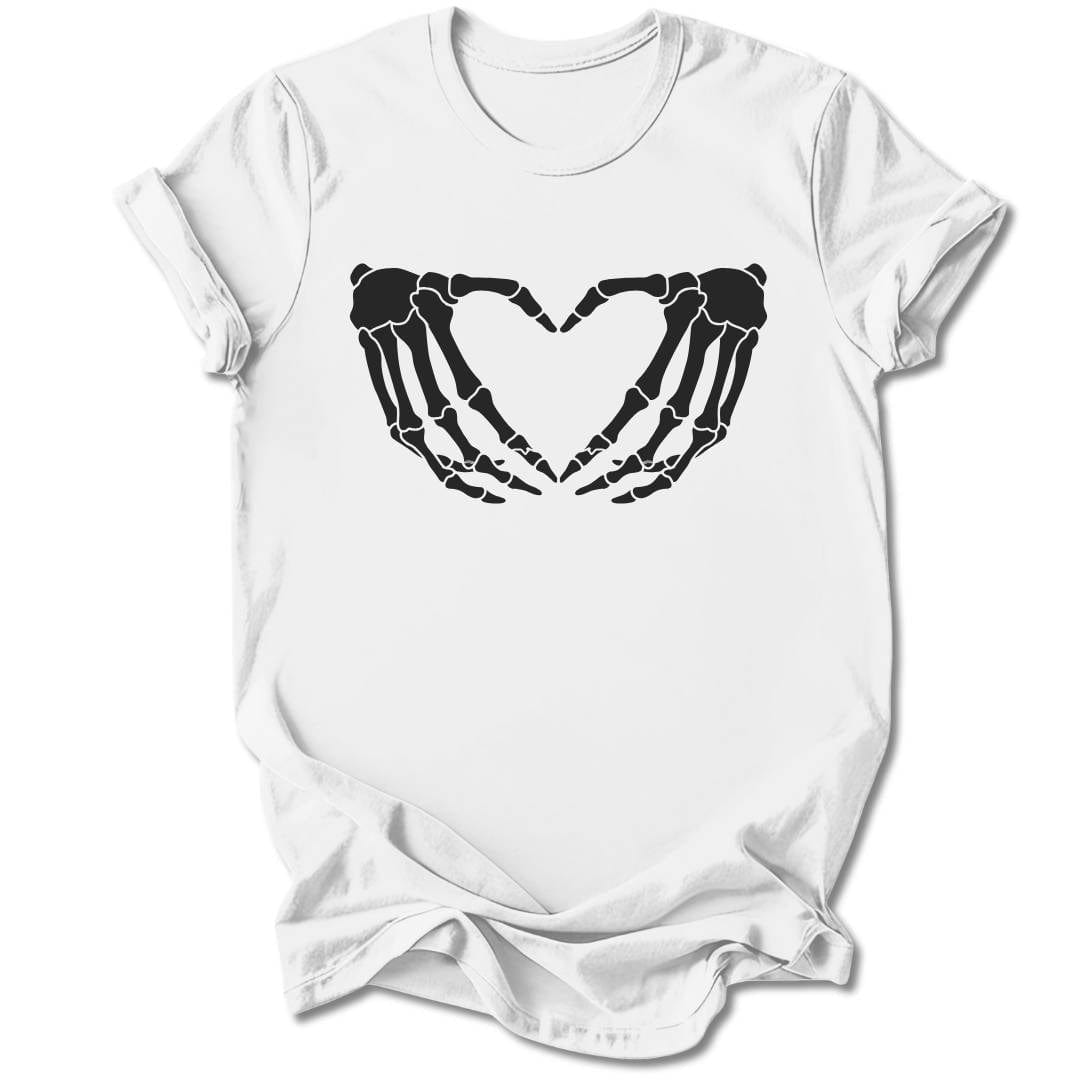 T-Shirt White / S SKELLY HEART T-SHIRT