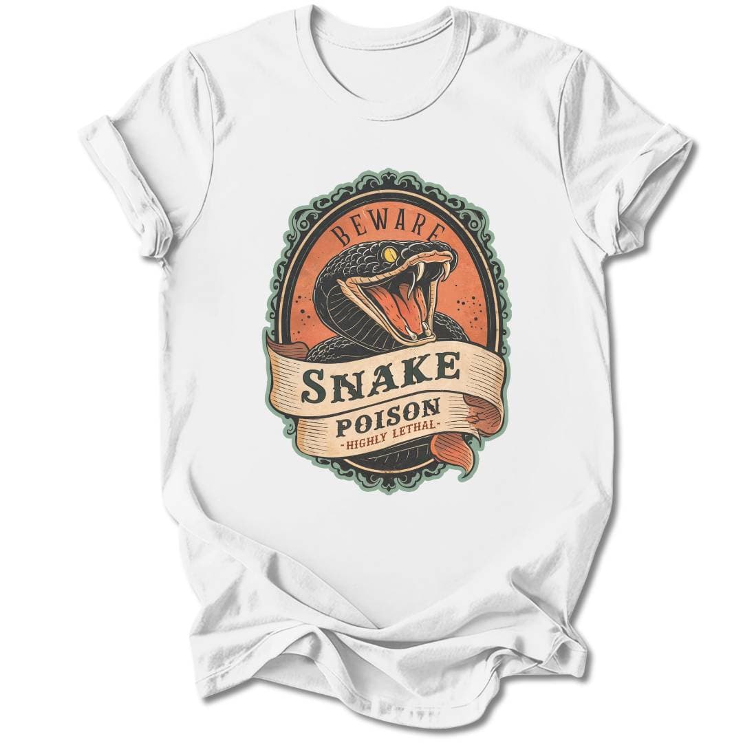 T-Shirt White / S SNAKE POISON T-SHIRT