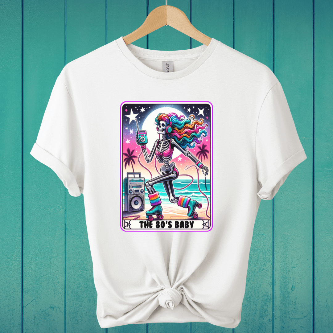 T-Shirt White / S The 80's Baby Tarot T-Shirt