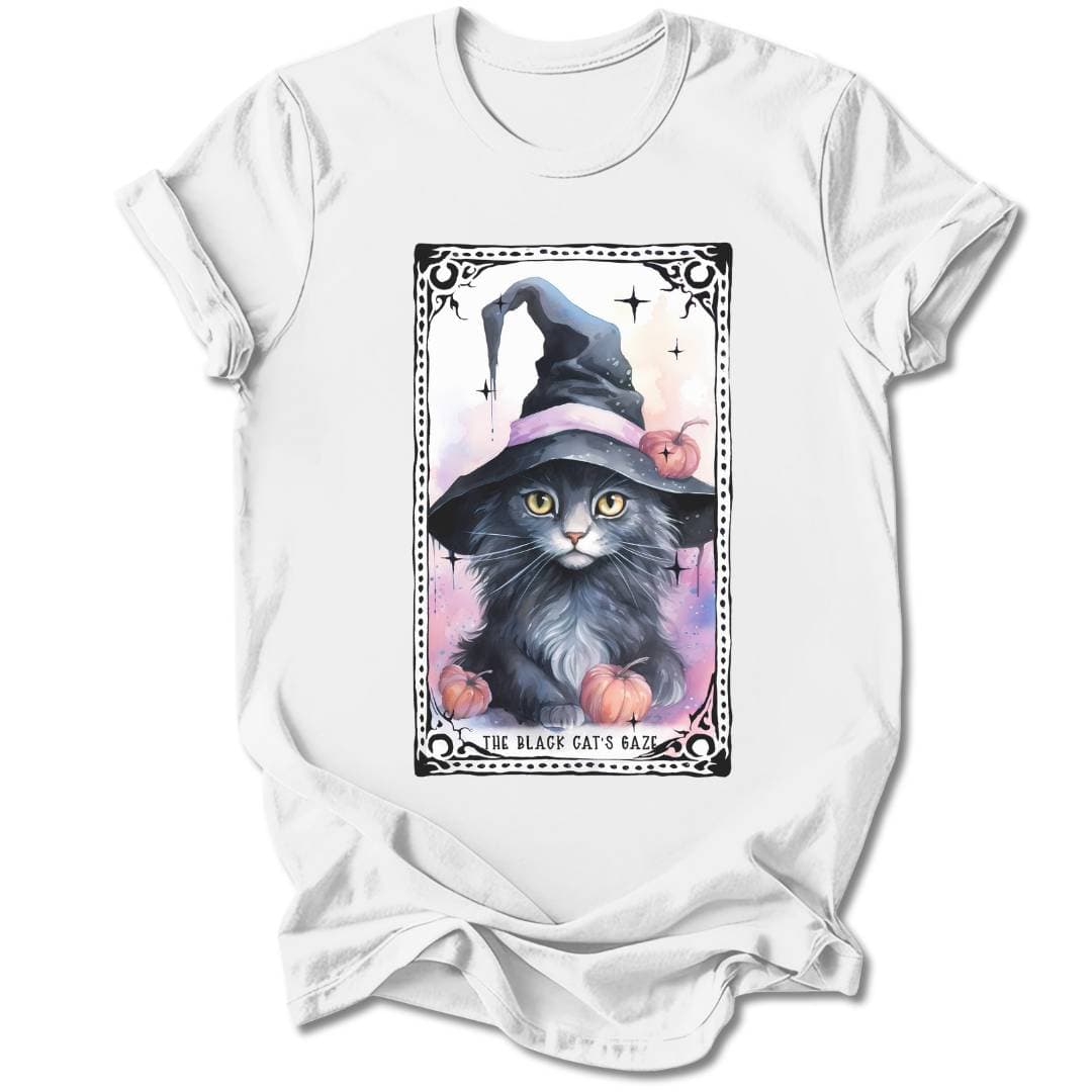T-Shirt White / S THE BLACK CAT'S GAZE T-SHIRT