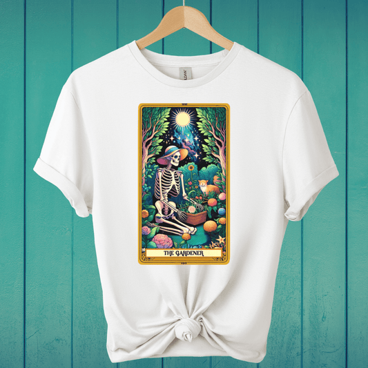 T-Shirt White / S The Gardener Tarot T-Shirt