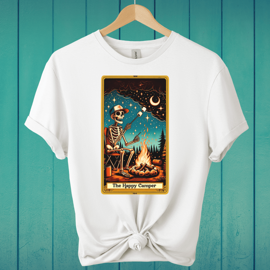 T-Shirt White / S The Happy Camper Tarot T-Shirt