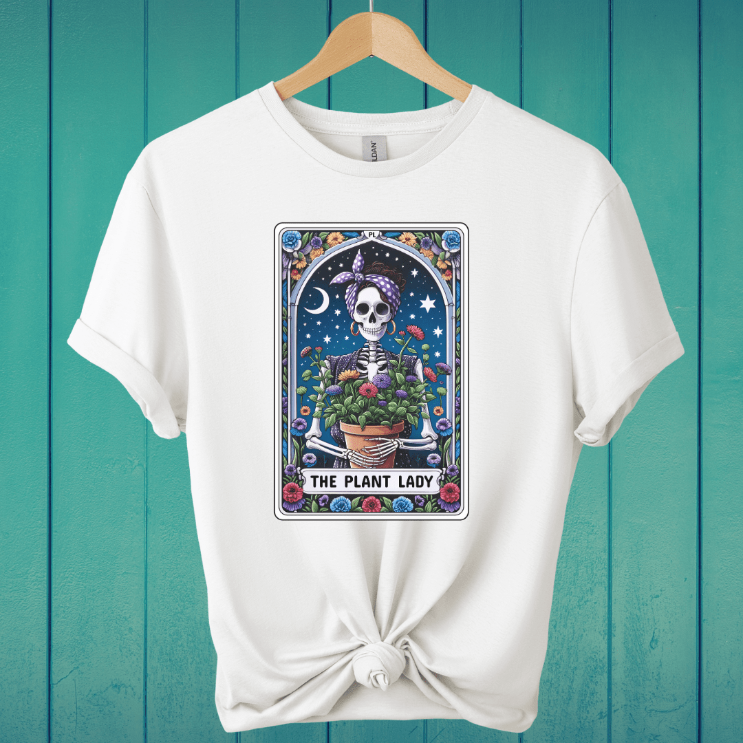 T-Shirt White / S The Plant Lady Tarot T-Shirt