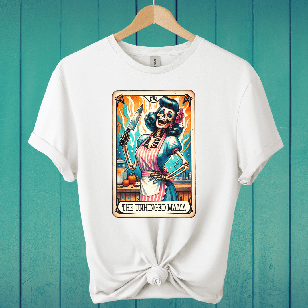 T-Shirt White / S The Unhinged Mama Tarot T-Shirt