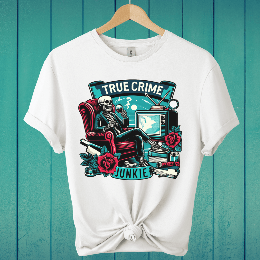 T-Shirt White / S True Crime Junkie T-Shirt