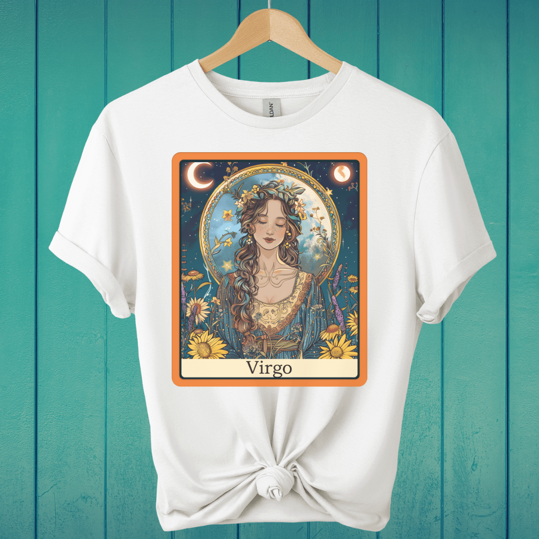 T-Shirt White / S Virgo Tarot T-Shirt